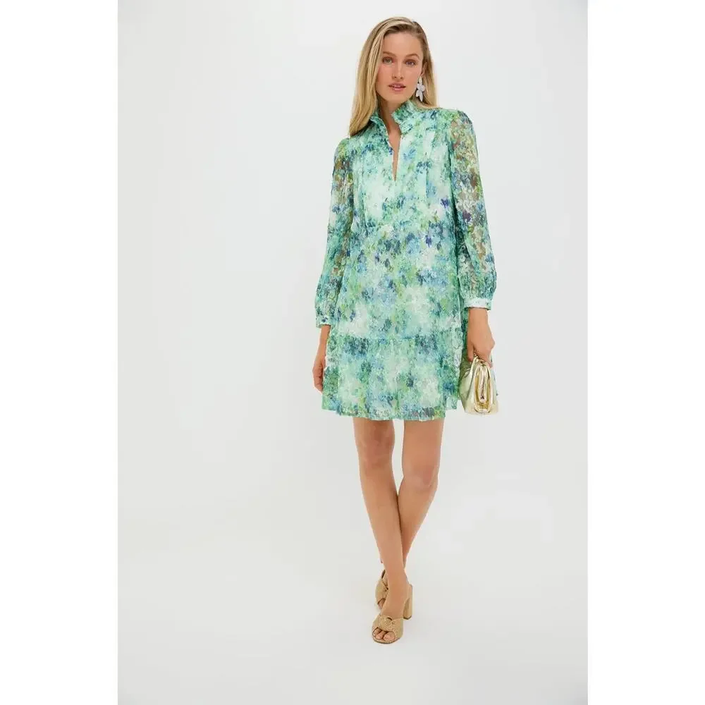 TUCKERNUCK Water Lilies Organza Palmerston Dress Size XS NWT Retail $228